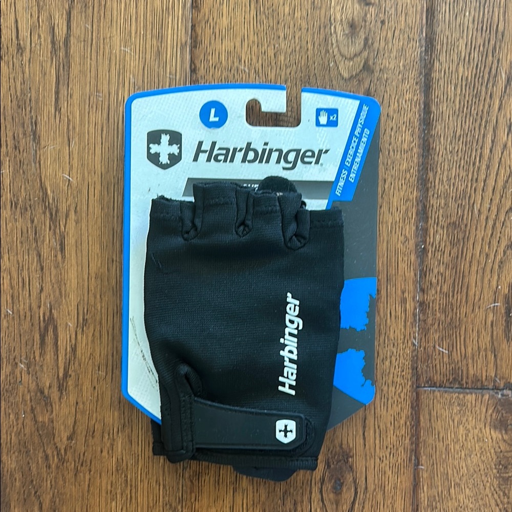 Harbinger Black Workout Gloves
